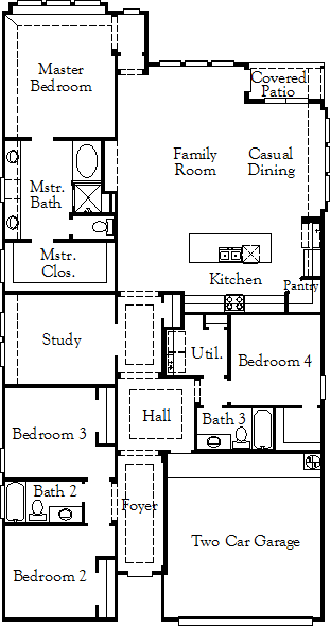 Floor Plan Denison La Cima Coventry Homes