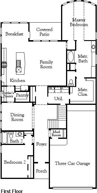 Floor Plan Ingleside Bridgeland Coventry Homes